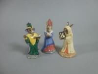 Three Royal Doulton Bunnykins figures