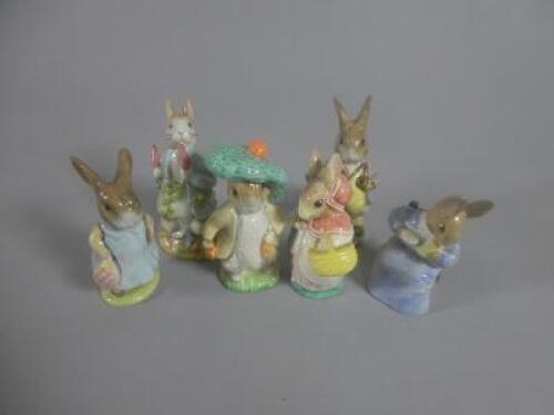 Six Royal Albert Beatrix Potter figures