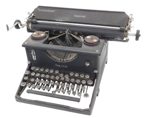 An Imperial typewriter.