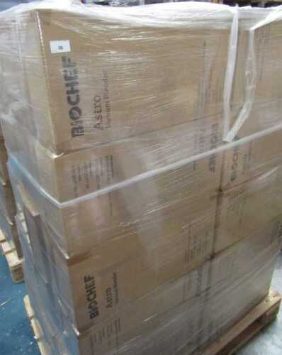 A pallet of BioChef Astro vacuum blenders. (30)