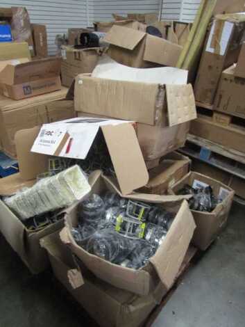 A mixed trade pallet of product spares.