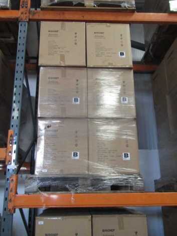 A pallet of BioChef 10 Tray dehydrators. (12-EU black)