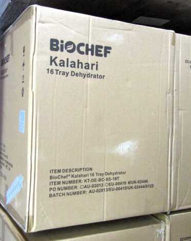 A BioChef Kalahari 16 Tray dehydrator.