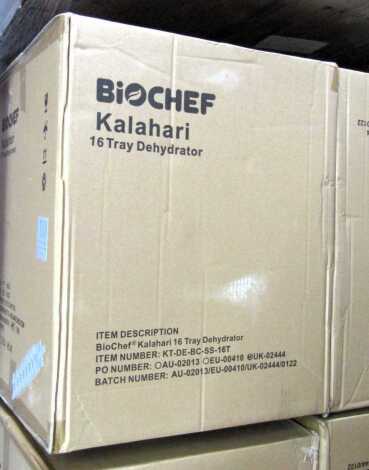 A BioChef Kalahari 16 Tray dehydrator.