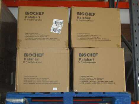 Eight BioChef Kalahari 8 Tray dehydrators.