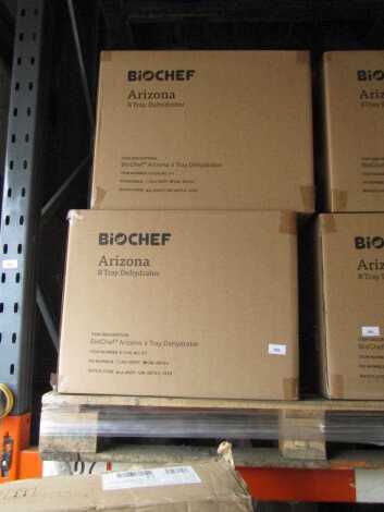 Four BioChef Arizona 8 Tray dehydrators. (UK-00754)