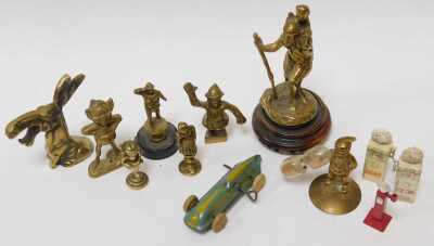 Mascots, including donkey, figure with child, imp etc. (1 tray) - 2