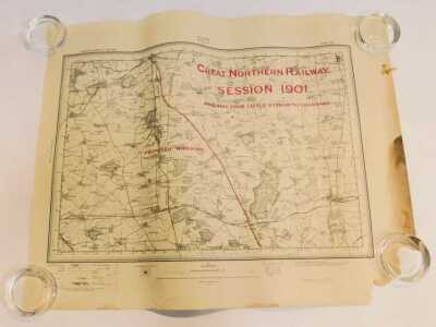 Various Great Northern Railway plans, to include Session 1887 relating to South Holland, Session 1882 relating to Lincolnshire and Norfolk, Session 1882 for The New Junction with Sleaford Line at Boston, etc. (a quantity) - 2