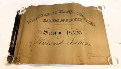 Various Great Northern Railway plans, to include Session 1887 relating to South Holland, Session 1882 relating to Lincolnshire and Norfolk, Session 1882 for The New Junction with Sleaford Line at Boston, etc. (a quantity) - 3