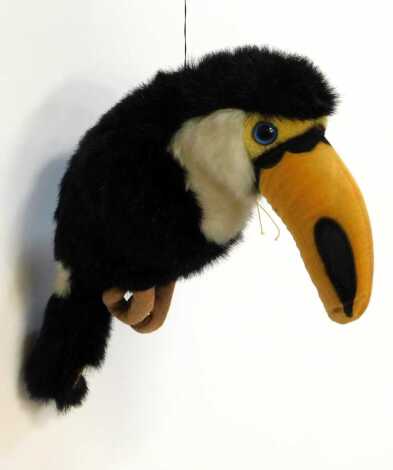 A Merrythought pelican hanging puppet, 34cm high.