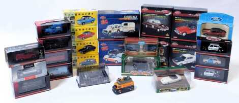 Corgi, Vanguards and other diecast, including Corgi Morris Austin Drive Time Dudley Zoo, Corgi 61213 Motoring Memories Ford Capri, Corgi Drive Time Road Traders VA00319 Austin A40 van Cow and Gate, Corgi Drive Time VA01709 Austin A35 van Post Office Telep