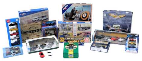 Corgi, Oxford, Cararama and other diecast sets, including Corgi Classics The Civil Service Motoring Associated Limited 75th Anniversary limited edition box set, Corgi Jaguar 1953 RAC rally set, Oxford Automobile Company three piece set Bubble car, St Kew 