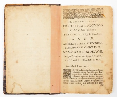 A Universal Etymological English dictionary, 14th edition, edited by A N Bailey, calf, printed for R W Ware and others, London 1751, together with The Works of Aristotle, the famous philosopher, tooled morocco. (2) - 4