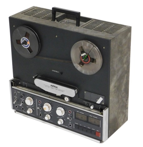 A Revox B77 Mk 2 stereo tape recorder, serial number 125960.