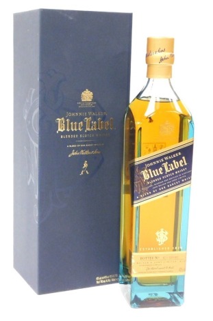 A bottle of Johnnie Walker Blue Label Blended Scotch whisky, 70cl, bottle number IC159140, boxed.