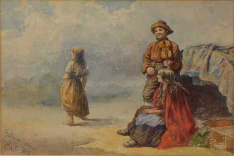 Samuel Henry Baker RBSA (1824-1909). Costume Academy, watercolour, signed, titled and dated Jan 7 68, 21cm x 31.5cm.