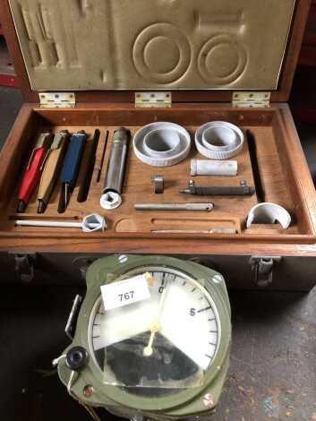 Kit of Tools (test gear) 12149 and an Army direction finder. (2)