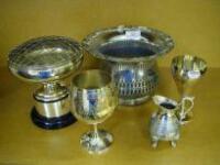 Plated and brassware including creamer