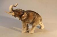 A Royal Dux model of an elephant