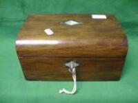 A Victorian rosewood box