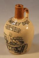 An early 20thC stoneware flask by Barrowfield Pottery Glasgow