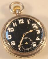 A 20thC military pocket watch