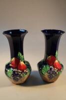 A pair of Whieldon ware vases by F.Wickle and Co Ltd