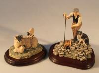 Two Border Fine Arts figure groups