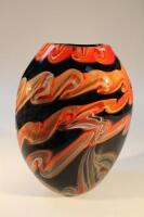 A modern Murano ovoid glass vase