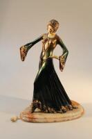 An Art Deco style Figure of a dancer in the style of Chiparus