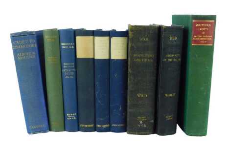 Various books relating to Antarctic expeditions, etc., to include Wilde, Shackleton's Last Voyage, Belfast Library edition, Hurley, Argonauts of the South, Belfast Library edition, Seaver Edward Wilson of the Antarctic, etc. (9)