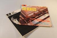 Two Beatles LP records