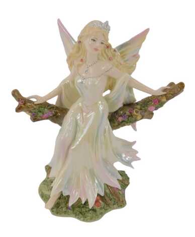 A Coalport porcelain figure modelled as Titania, Shakespearian Classical Heroines, limited edition No. 826/2000, 21cm high.