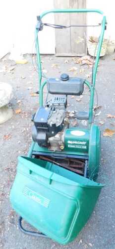 A J Carr & Son petrol lawnmower.