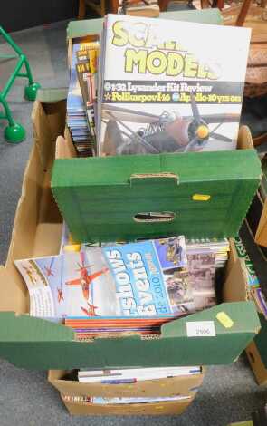 A group of aeroplane related magazines, to include Aeroplane Monthly, Air Show and Events, etc. (5 boxes)