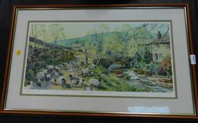 After Graham Carver. Errotic Progess, Kettlewell North Yorkshire, limited edition print, 150/500, framed and glazed.