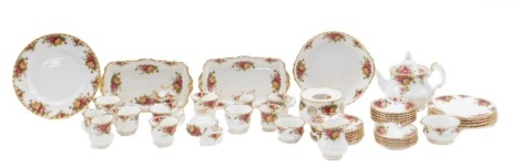 A Royal Albert Old Country Roses part tea service, etc.