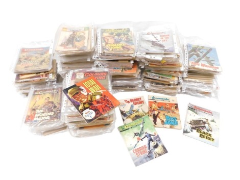 A quantity of Picture Ace Library, Commando and Battle collector's books and magazines, etc. (2 boxes)