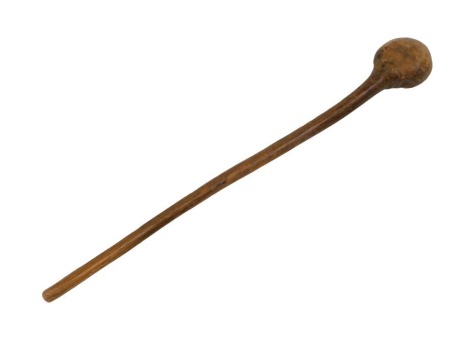 A tribal knobkerrie, 52cm long.