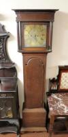 An 18thC long case clock