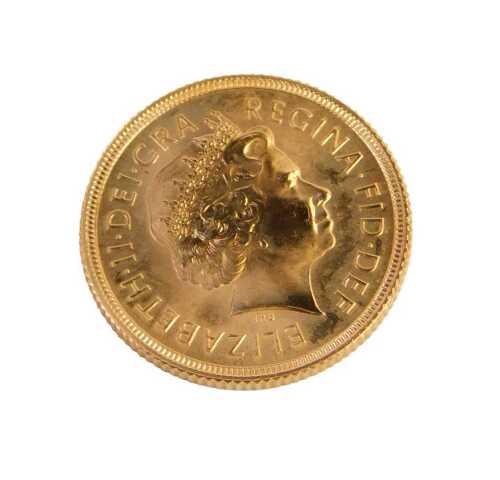 An Elizabeth II full gold sovereign dated 2000, in fitted box.