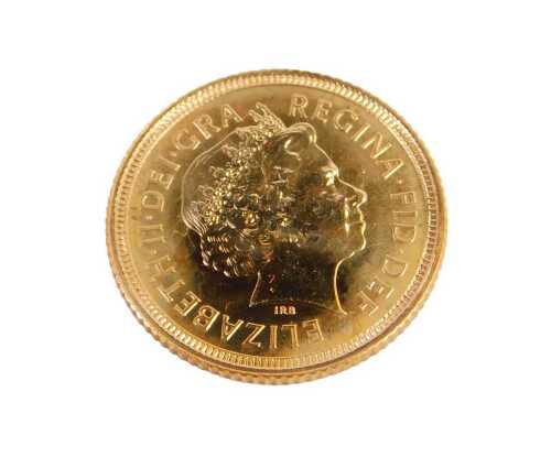 An Elizabeth II half gold sovereign dated 2000, in fitted box.