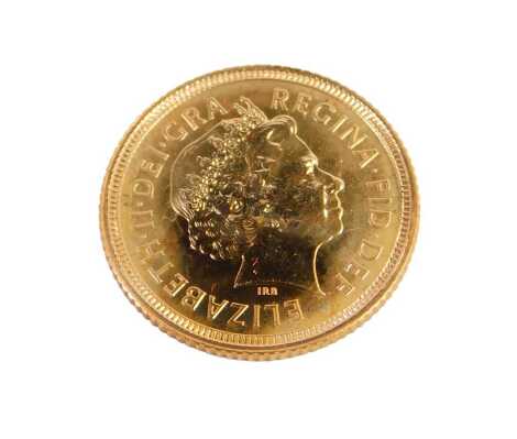 An Elizabeth II half gold sovereign dated 2000, in fitted box.