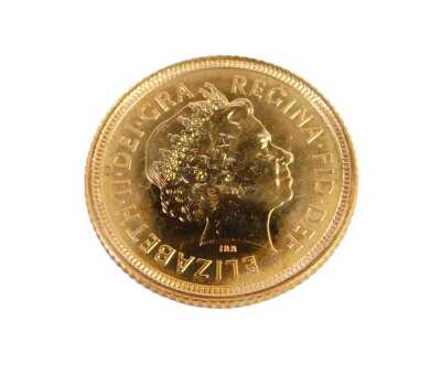 An Elizabeth II half gold sovereign dated 2000, in fitted box.