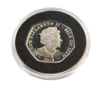 A HM The Queen's Coronation 65th Anniversary 1953-2009 silver proof fifty pence piece, limited edition number 1415/1953, with a certificate, in a presentation box.