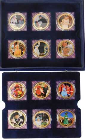 The Westminster Year in the Life of Queen Elizabeth II numis proof collection, comprising twelve gold plated photographic coins, limited edition No. 1255/19500, with certificate, in a presentation box.