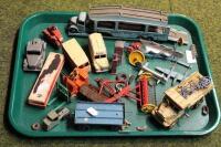 Various Dinky playworn cars and vehicles