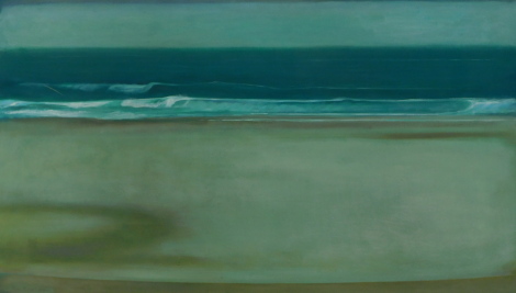 Antonin (Tony) Bartl (1912-1998). Seascape, oil on canvas, 88cm x 151cm.