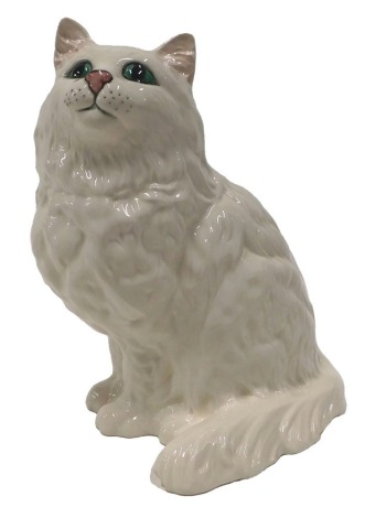 A Royal Doulton ceramic cat, impressed number 1867.