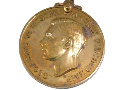 A special constable faithful service medal, awarded to a William Trafford.